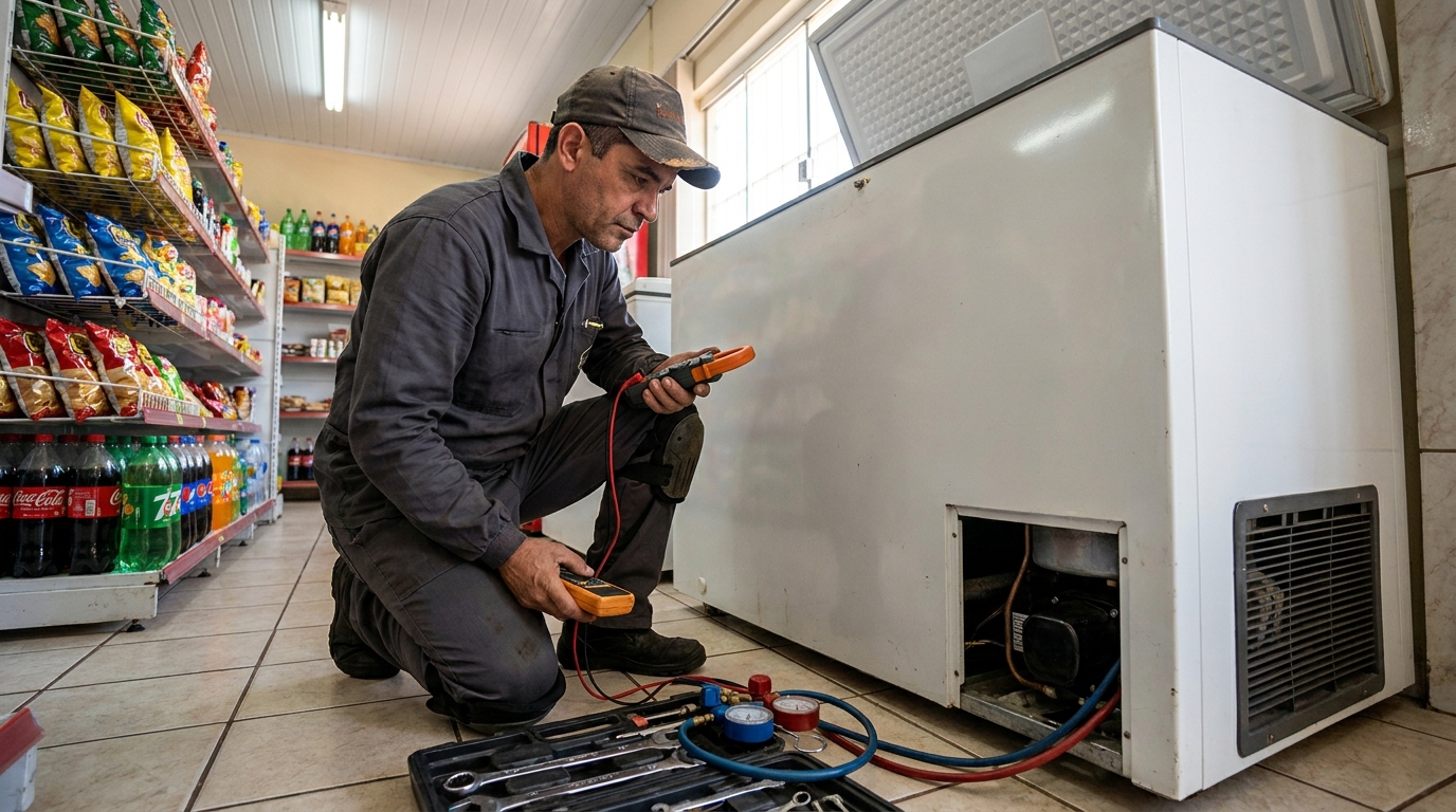 Conserto de placa eletrônica de freezer em Teresina‑PI